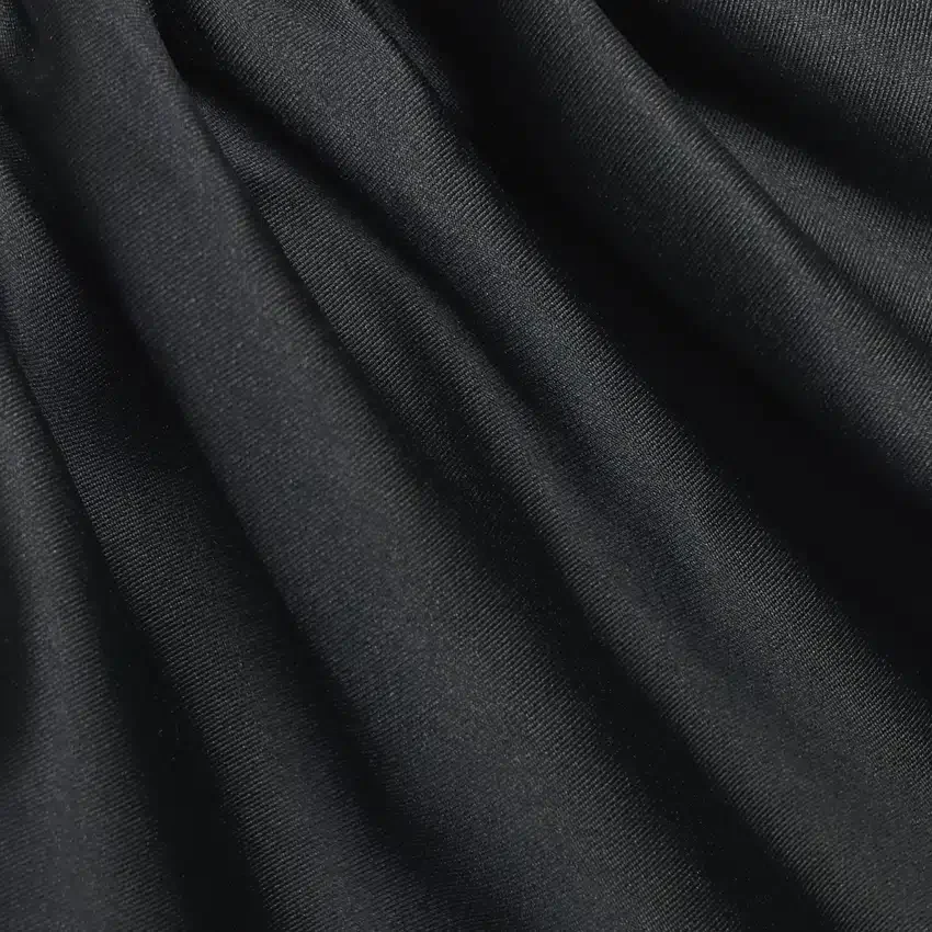 Black Taffeta Draped Sleeve Top Black Taffeta Draped Sleeve Top