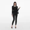 Black Tailored Knit Top Black Tailored Knit Top