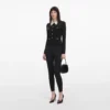 Black Tailored Knit Top Black Tailored Knit Top