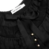 Black Viscose Lace Blouse Black Viscose Lace Blouse