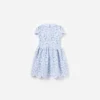 Blue 3D Flower Lace Dress Blue 3D Flower Lace Dress