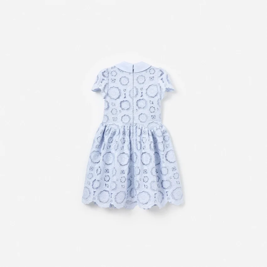 Blue 3D Flower Lace Dress Blue 3D Flower Lace Dress