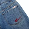 Blue Barrel Leg Jeans