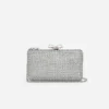 Blue Crystal Chainmail Clutch Bag