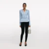 Blue Crystal Trim Cardigan Blue Crystal Trim Cardigan