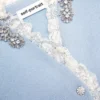 Blue Crystal Trim Cardigan Blue Crystal Trim Cardigan