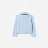 Blue Frill Trim Cardigan Blue Frill Trim Cardigan