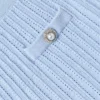 Blue Frill Trim Knit Skirt Blue Frill Trim Knit Skirt