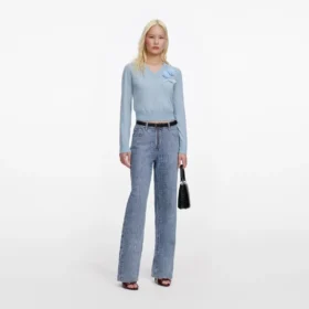 Blue Rose Wool Jumper