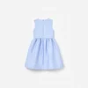 Blue Taffeta Sequin Embellished Dress Blue Taffeta Sequin Embellished Dress