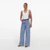 Blue Textured Denim Jeans Blue Textured Denim Jeans