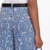 Blue Textured Denim Jeans Blue Textured Denim Jeans