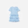 Blue Tiered Knit Dress Blue Tiered Knit Dress