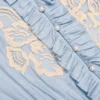 Blue Viscose Lace Top Blue Viscose Lace Top