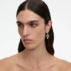 Bow Crystal Charm Earring Bow Crystal Charm Earring