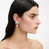 Bow Crystal Drop Earrings Bow Crystal Drop Earrings