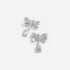 Bow Crystal Drop Earrings Bow Crystal Drop Earrings