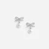 Bow Pearl Earrings Bow Pearl Earrings