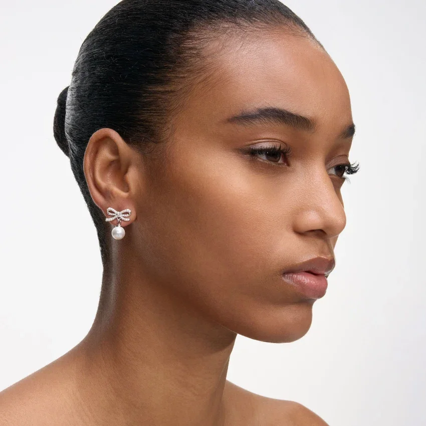 Bow Pearl Earrings Bow Pearl Earrings