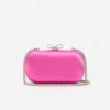 Bright Pink Satin Clutch Bag Bright Pink Satin Clutch Bag