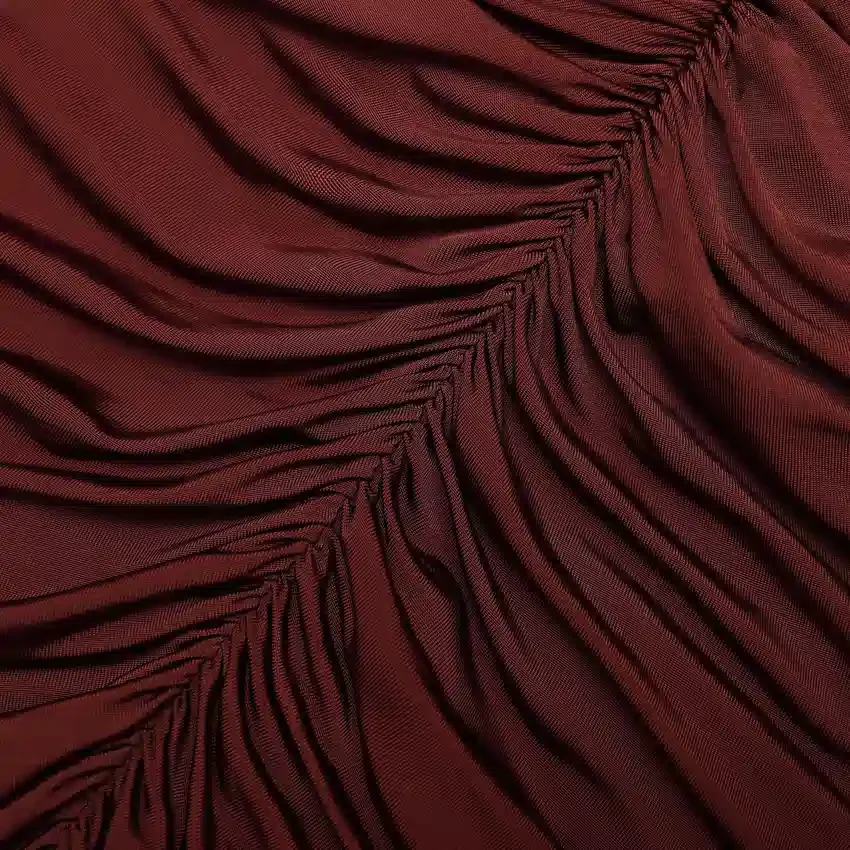 Brown Jersey Drape Top Brown Jersey Drape Top