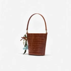 Brown Leather Bucket Bag Brown Leather Bucket Bag