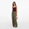 Brown Pointelle Knit Vest Brown Pointelle Knit Vest