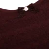 Brown Pointelle Knit Vest Brown Pointelle Knit Vest