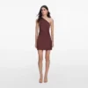 Brown Satin Mini Dress Brown Satin Mini Dress