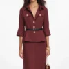 Brown Twill Maxi Dress Brown Twill Maxi Dress