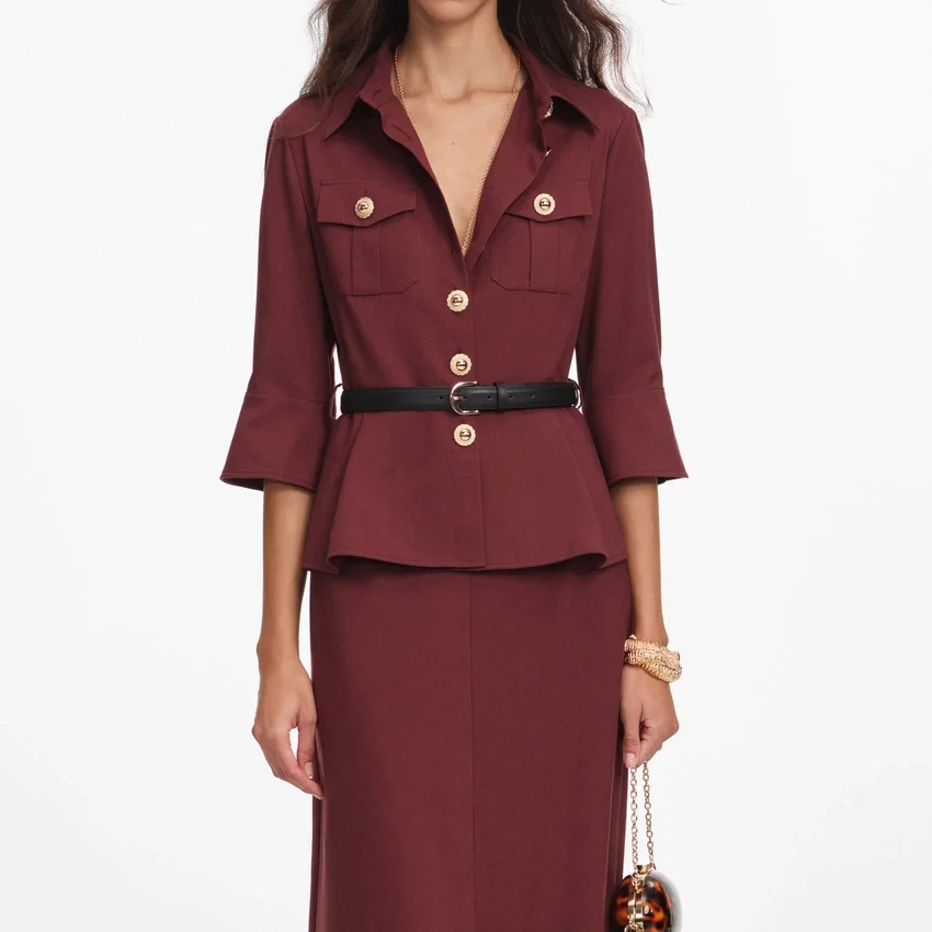 Brown Twill Maxi Dress Brown Twill Maxi Dress
