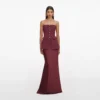 Burgundy Bandeau Maxi Dress Burgundy Bandeau Maxi Dress