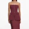Burgundy Bandeau Maxi Dress Burgundy Bandeau Maxi Dress