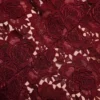 Burgundy Flower Lace Midi Dress Burgundy Flower Lace Midi Dress