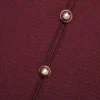 Burgundy Keyhole Knit Top Burgundy Keyhole Knit Top