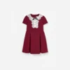 Burgundy Lace Bib Dress Burgundy Lace Bib Dress