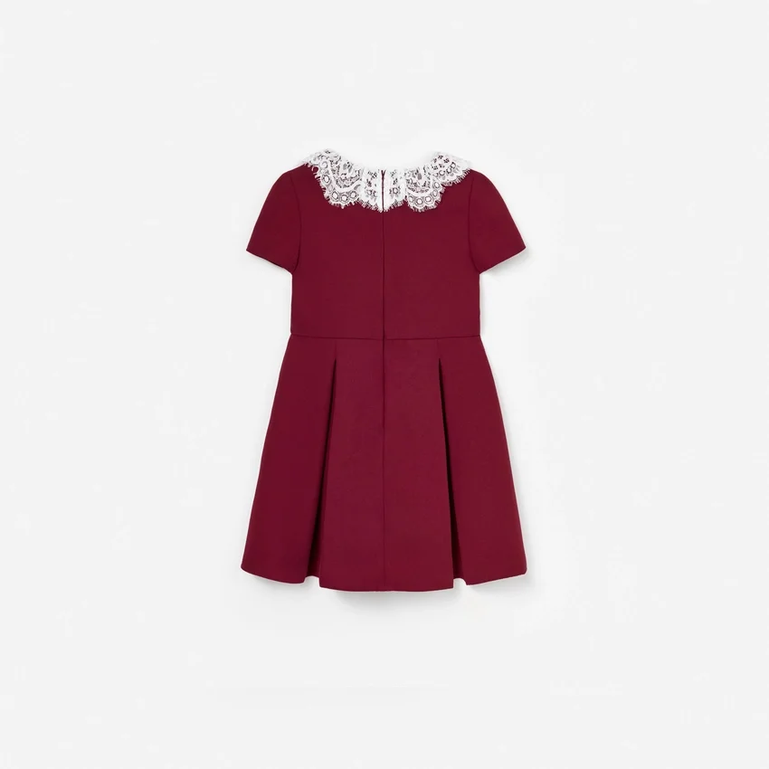 Burgundy Lace Bib Dress Burgundy Lace Bib Dress