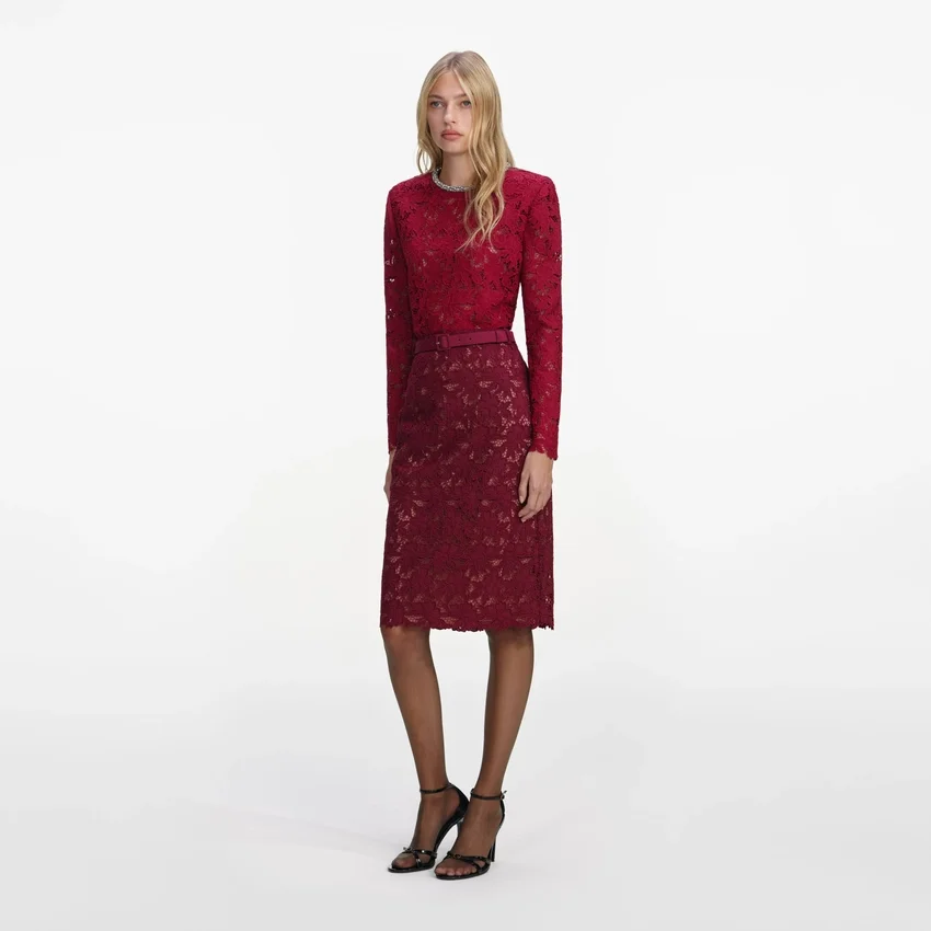 Burgundy Lace Crystal Top Burgundy Lace Crystal Top