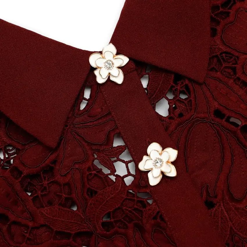 Burgundy Lace Mini Dress Burgundy Lace Mini Dress