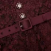 Burgundy Lace Satin Maxi Dress Burgundy Lace Satin Maxi Dress
