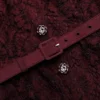 Burgundy Lace Taffeta Midi Dress Burgundy Lace Taffeta Midi Dress