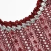 Burgundy Organza Lace Maxi Dress Burgundy Organza Lace Maxi Dress