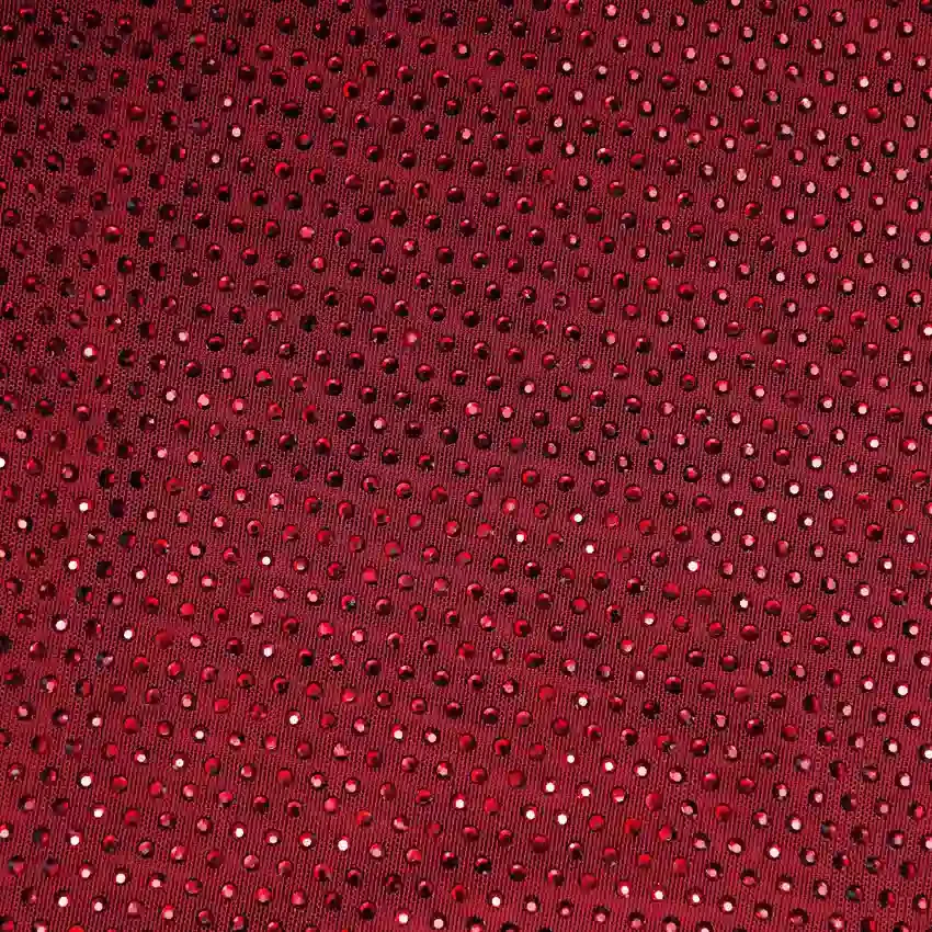 Burgundy Rhinestone Drape Top Burgundy Rhinestone Drape Top