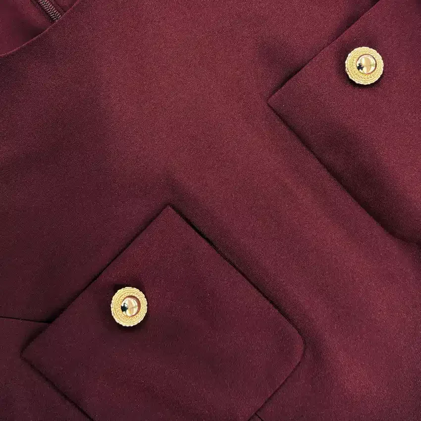 Burgundy Taffeta Midi Dress Burgundy Taffeta Midi Dress