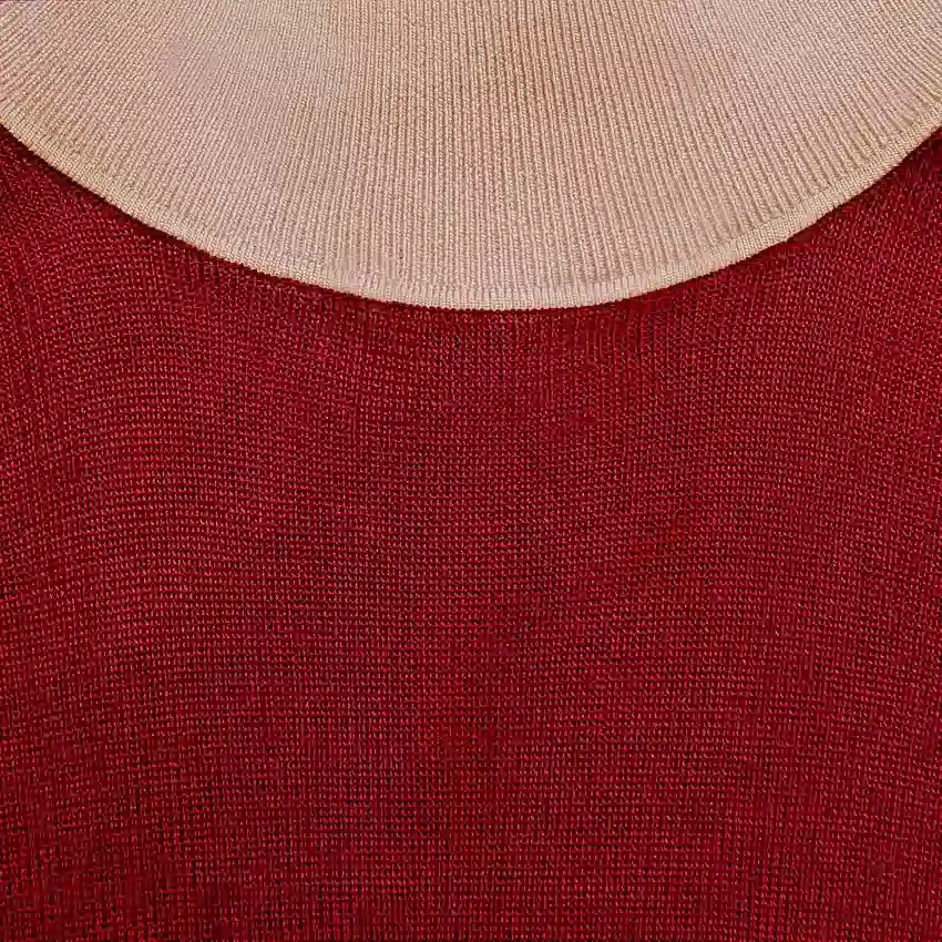 Burgundy Viscose Knit Top Burgundy Viscose Knit Top