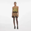 Champagne Crystal Chainmail Top Champagne Crystal Chainmail Top