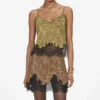 Champagne Crystal Chainmail Top Champagne Crystal Chainmail Top