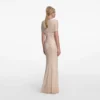 Champagne Rhinestone Maxi Dress Champagne Rhinestone Maxi Dress