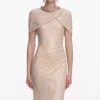 Champagne Rhinestone Maxi Dress Champagne Rhinestone Maxi Dress