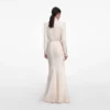 Champagne Satin Maxi Dress Champagne Satin Maxi Dress